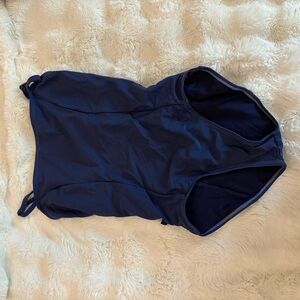 Navy Blue Women's Large Dance Leotard